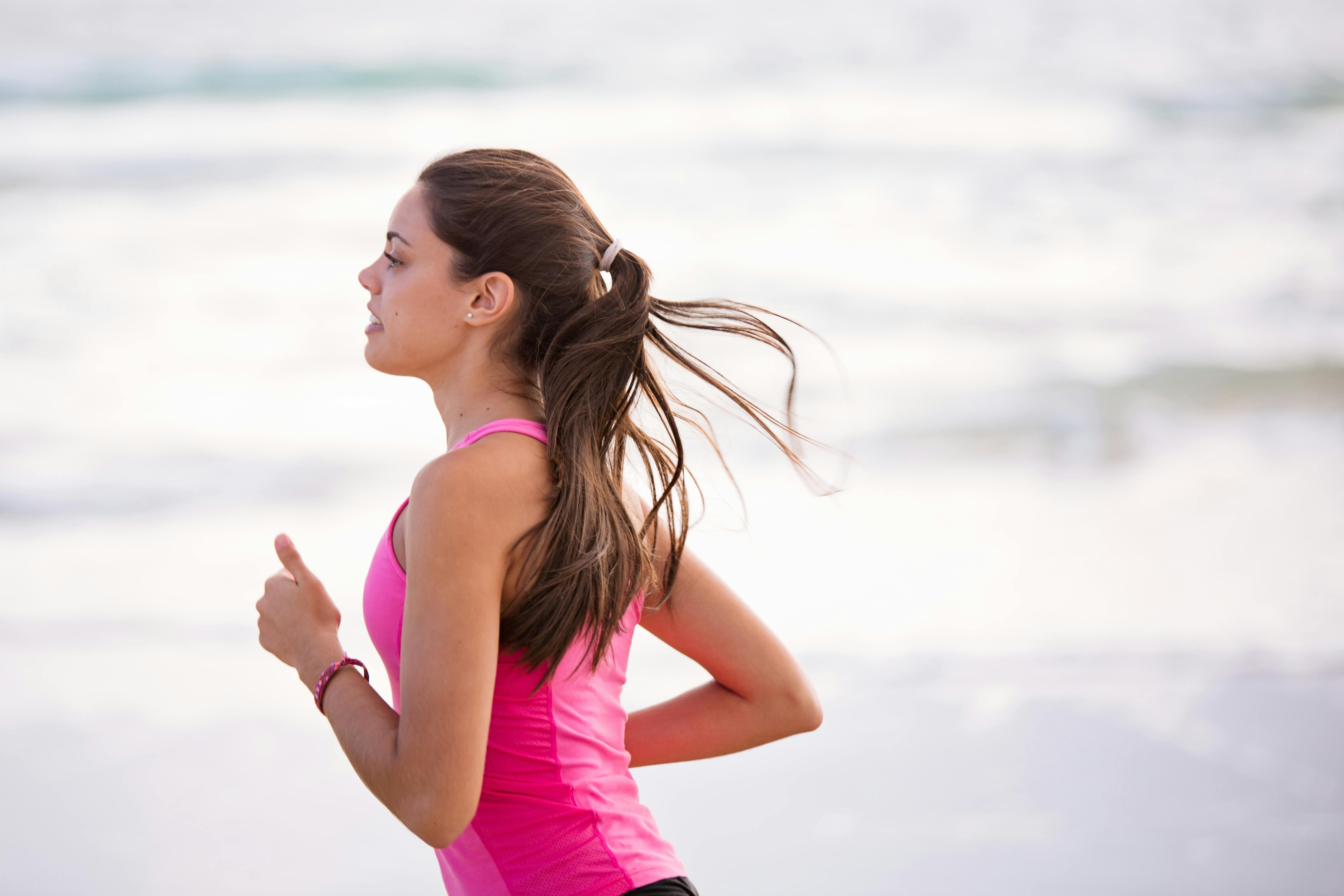 Running woman